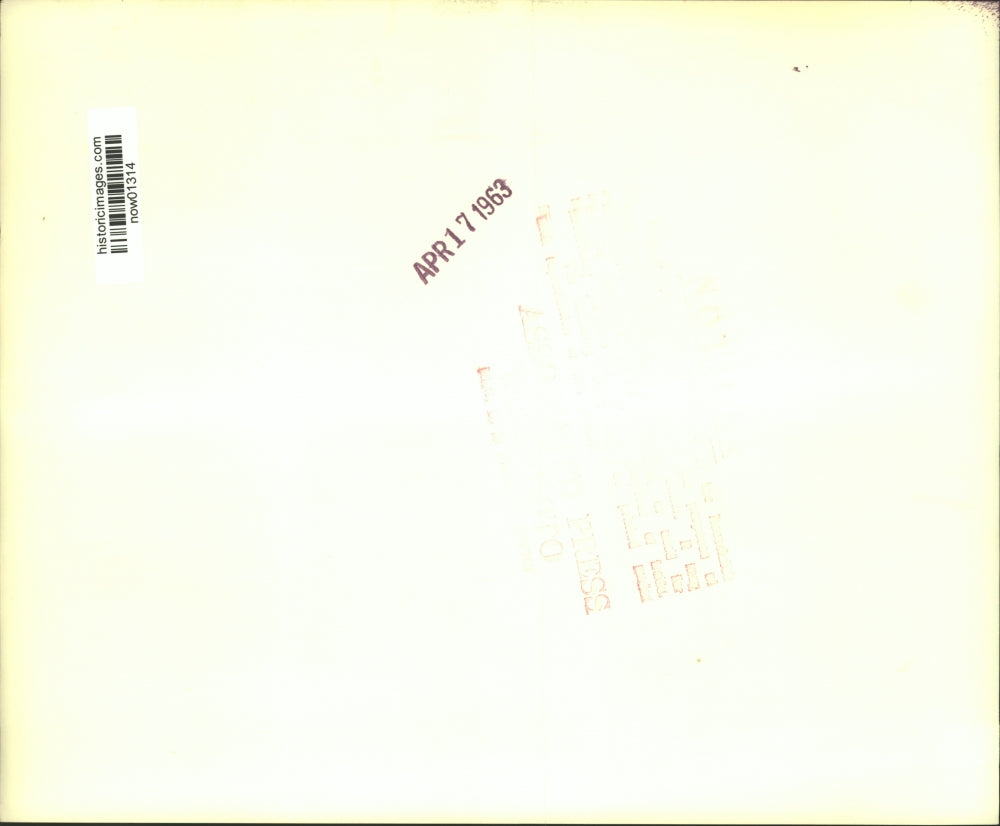 1963 Press Photo Rev. James Flynn, missionary, shown with Andrew Milligrock