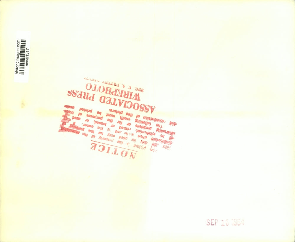 1964 Press Photo Ashes of Mrs. Elizabeth Flynn carried into Red Square in Moscow