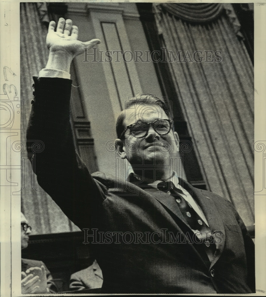 1971 Press Photo David H. Gambrell appointed to post of Georgia Senator