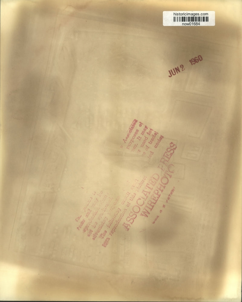 1960 Press Photo Dr. Hugh Dryden with Sen. Fulbright at Senate Foreign Relations