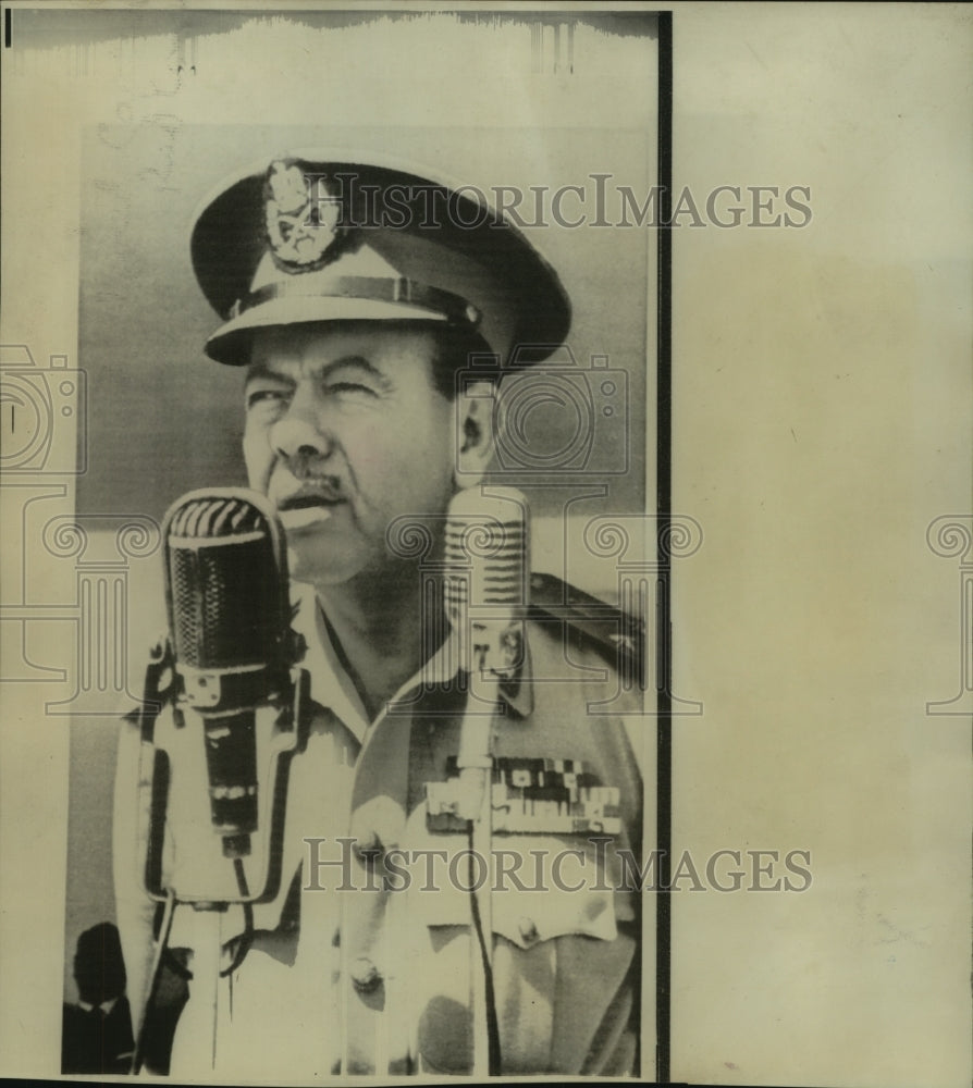 1967 Press Photo Lt. General Mohamed Fawzi, new commander-in chief in Egypt