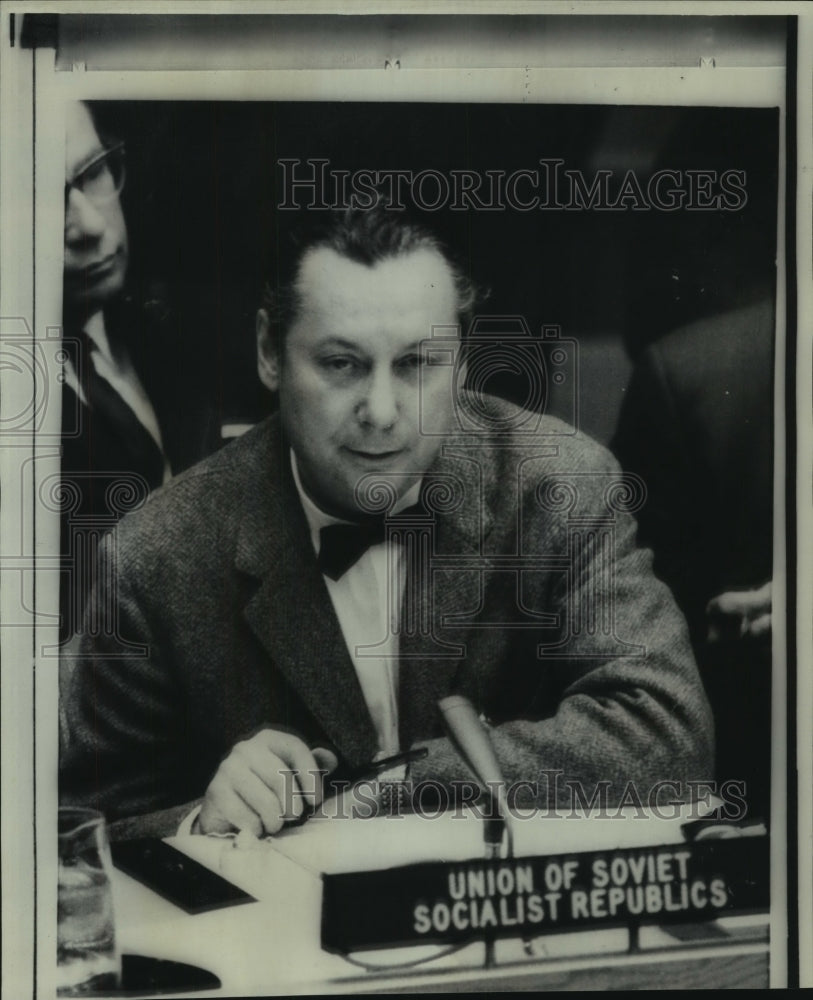 1967 Press Photo Nikolai T. Fedorenko of Soviet Socialist Republic - now01958
