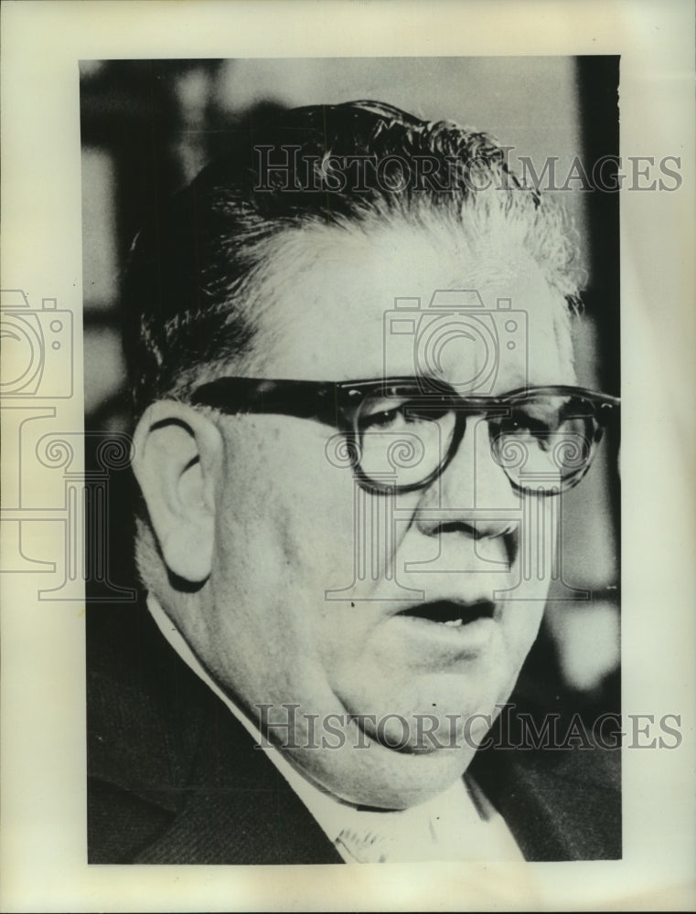 1971 Press Photo New Teamster chief, Frank Fitzsimmons - now02013