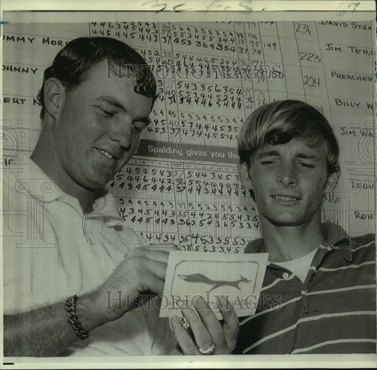 1970 Press Photo Tourney Champs-Richard Ellis and Terry Peddy - now02541
