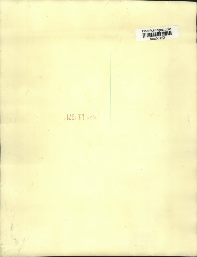 1971 Press Photo Dr. James Fletcher of NASA, addresses news conference