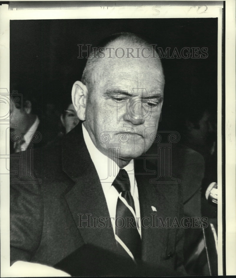 Load image into Gallery viewer, 1973 Press Photo L. Patrick Gray, III, former FBI director - now03432
