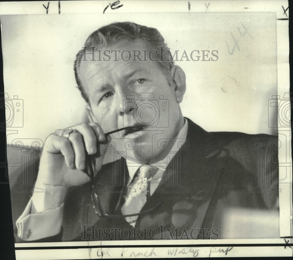 1969 Press Photo Robert H. Finch, Department of Health, Education and Welfare
