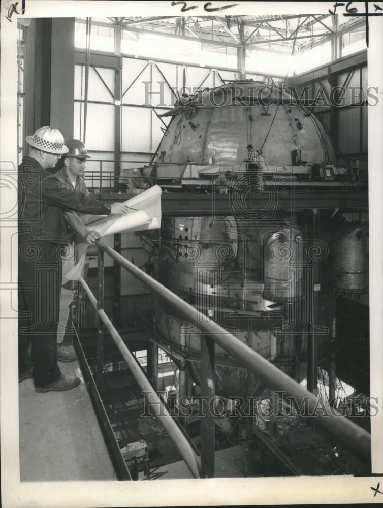 1961 Press Photo Space simulator constructed at Valley Forge, Pennsylvania