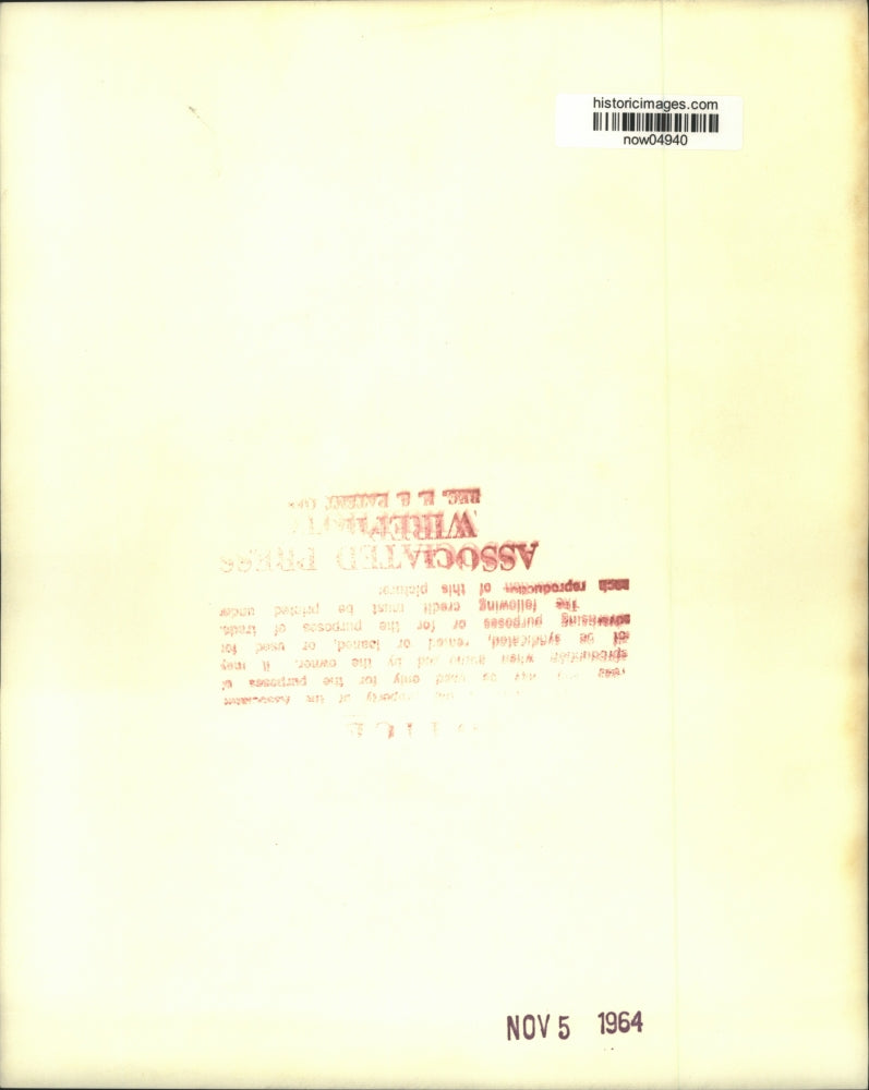 1964 Press Photo President of Church World Service Sidney D. Gamble. - now04940