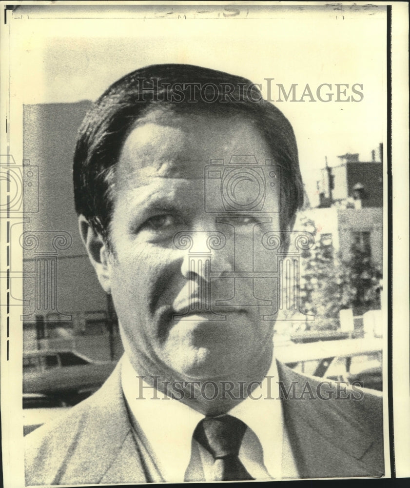 1973 Press Photo Former White House staff Chief Haldeman at US District Court