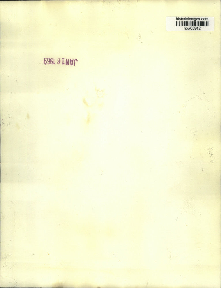 1969 Press Photo Democratic National Committee Chairman Senator Harris & wife