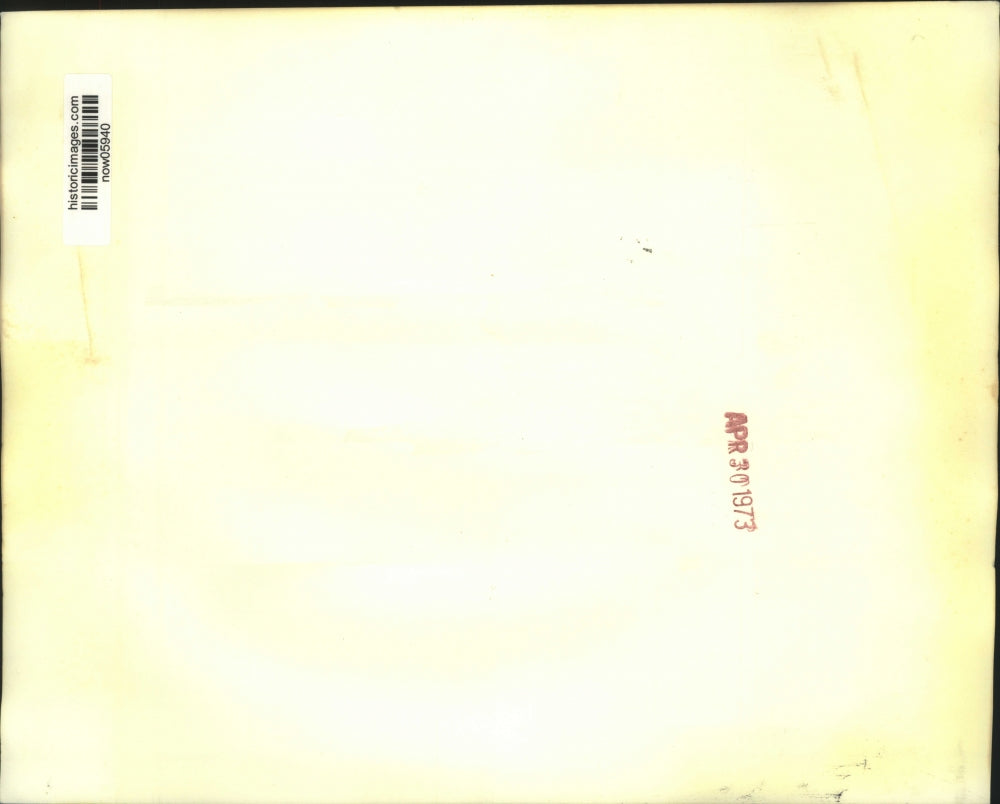 1973 Press Photo White House aides Haldeman & Erlichman & another deplane AF One