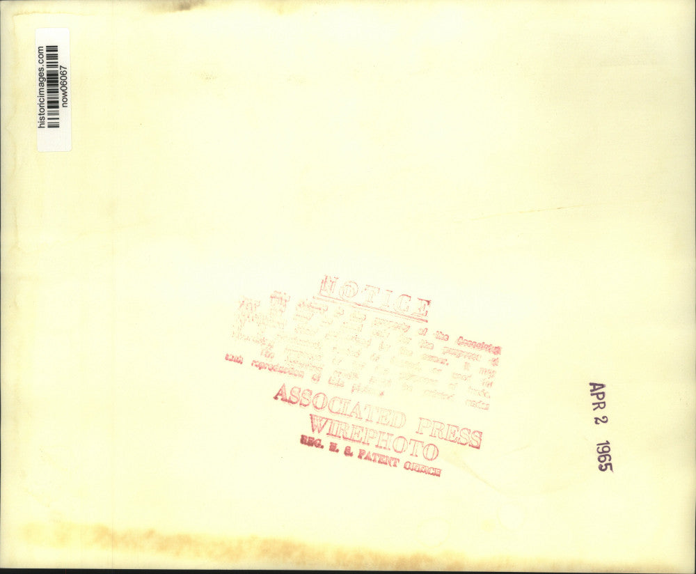 1965 Press Photo Homer Gruenther, White House tour guide, retires