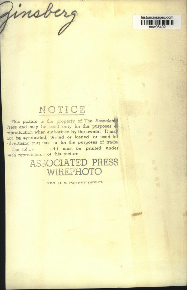 1943 Press Photo David Ginsberg, OPA General Counsel in Washington - now06402
