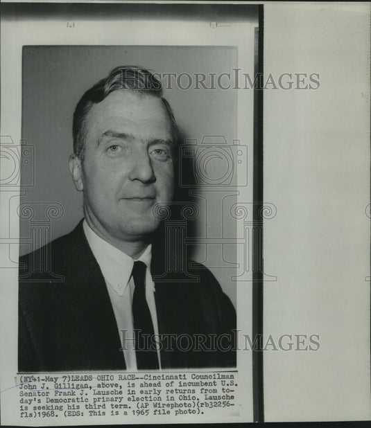 1965 Press Photo Ohio-John J. Gilligan, Cincinnati councilman - now06767
