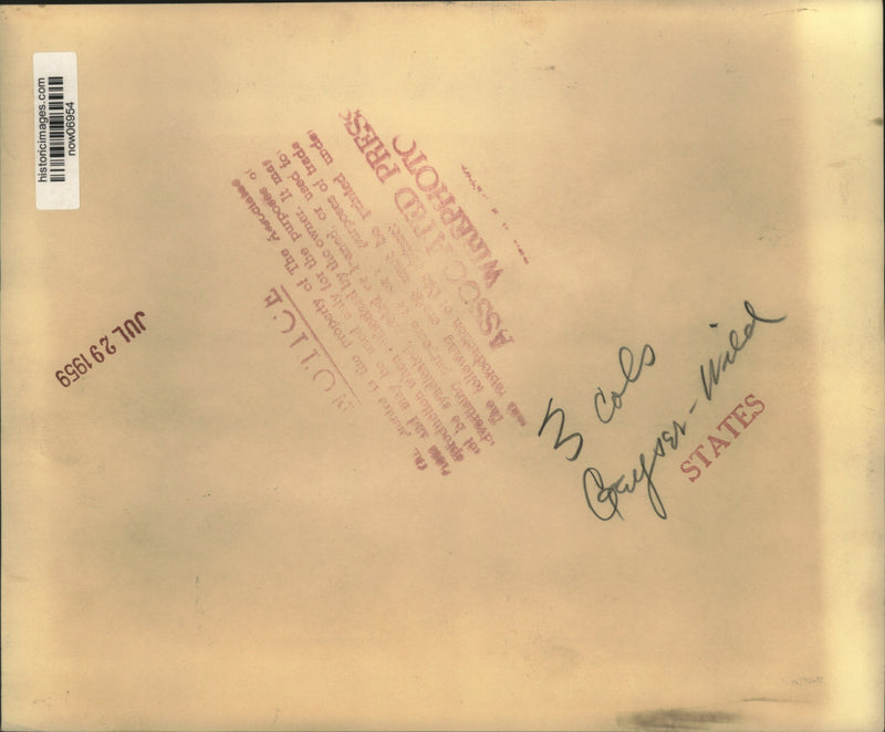 Load image into Gallery viewer, 1959 Press Photo Hot water geyser spouts on Charles Crump's Oregon property

