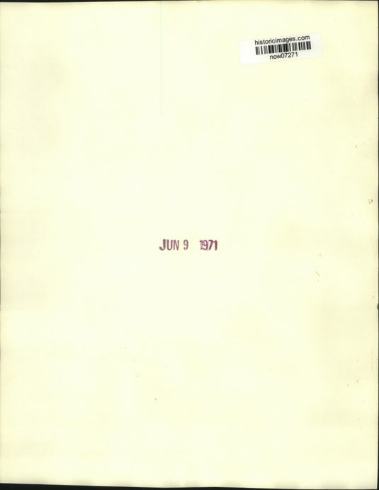 1971 Press Photo Clifford Harden's reaction to question at press conference.