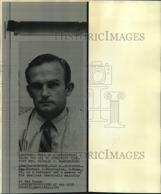 Press Photo Representative Michael Harrington of Massachusetts - now07320