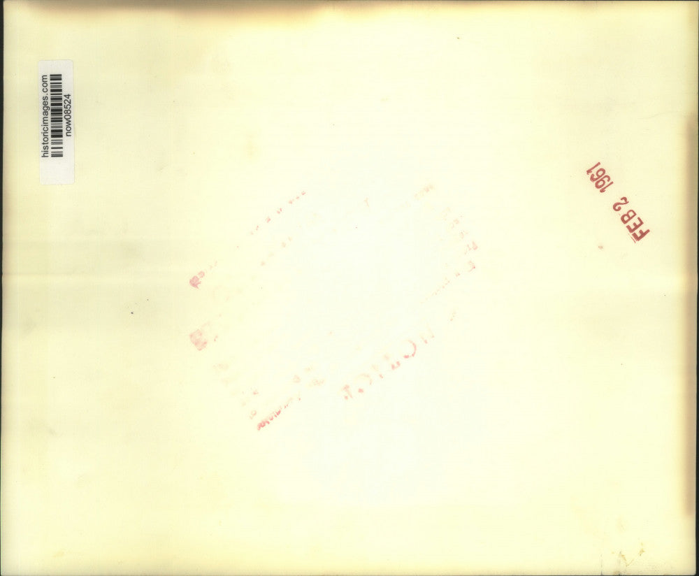 1961 Press Photo Burned farmhouse owned by Levi Henter is murder site.