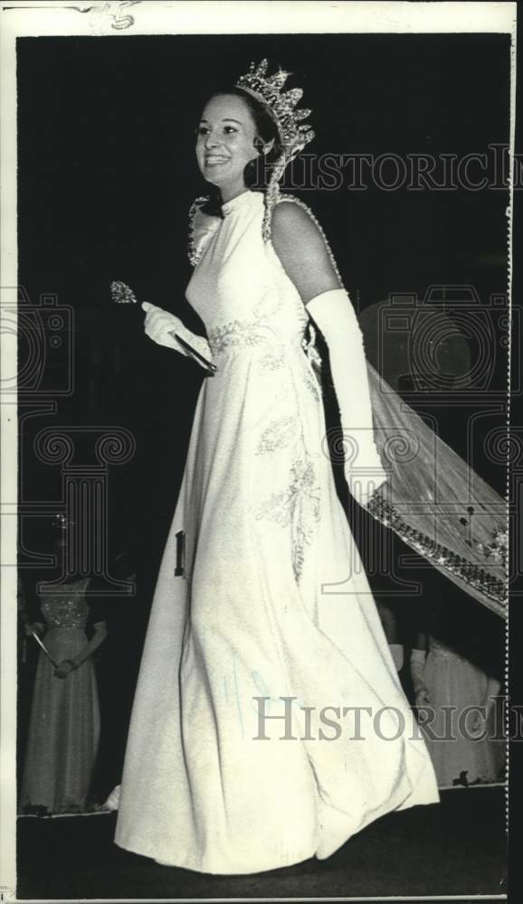1970 Press Photo Tauny Marie Hanes, Queen of Louisiana Pecan Festival in LA