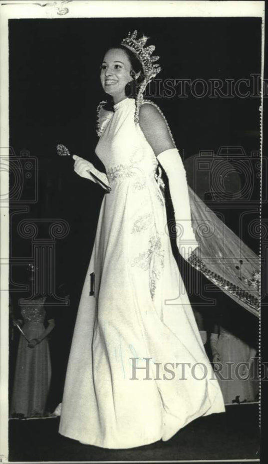 1970 Press Photo Tauny Marie Hanes, Queen of Louisiana Pecan Festival in LA