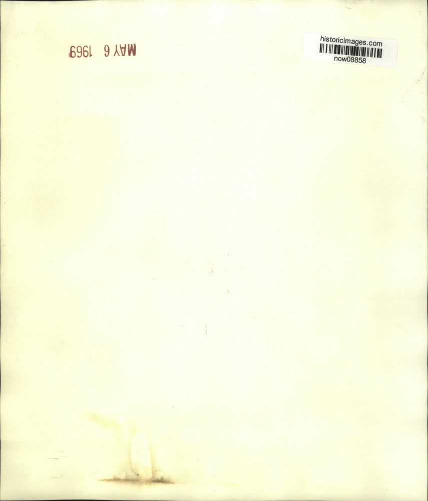 1969 Press Photo Edwin H. Gott, Board Chairman of U.S. Steel Corp. at meeting