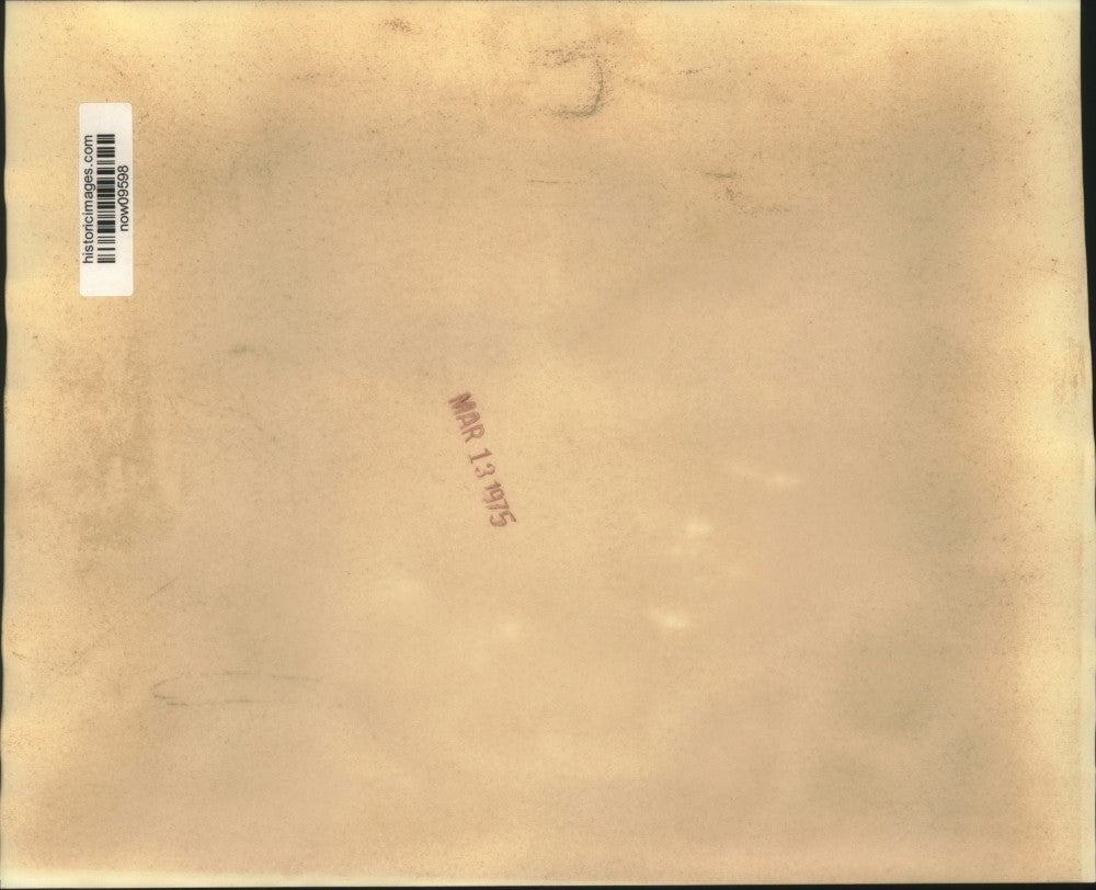 1975 Press Photo Kenneth Hammond & Jim Zeigler at utility rate cutback hearing