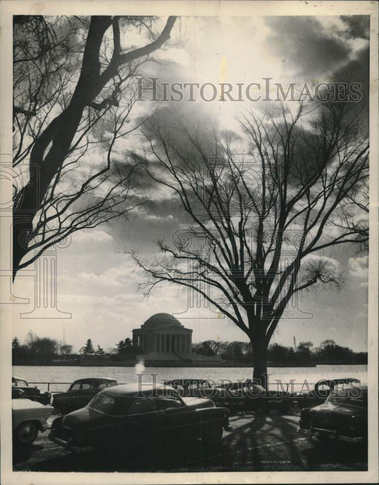 1960 Press Photo Afternoon view of Jefferson Memorial in Washington, D.C.