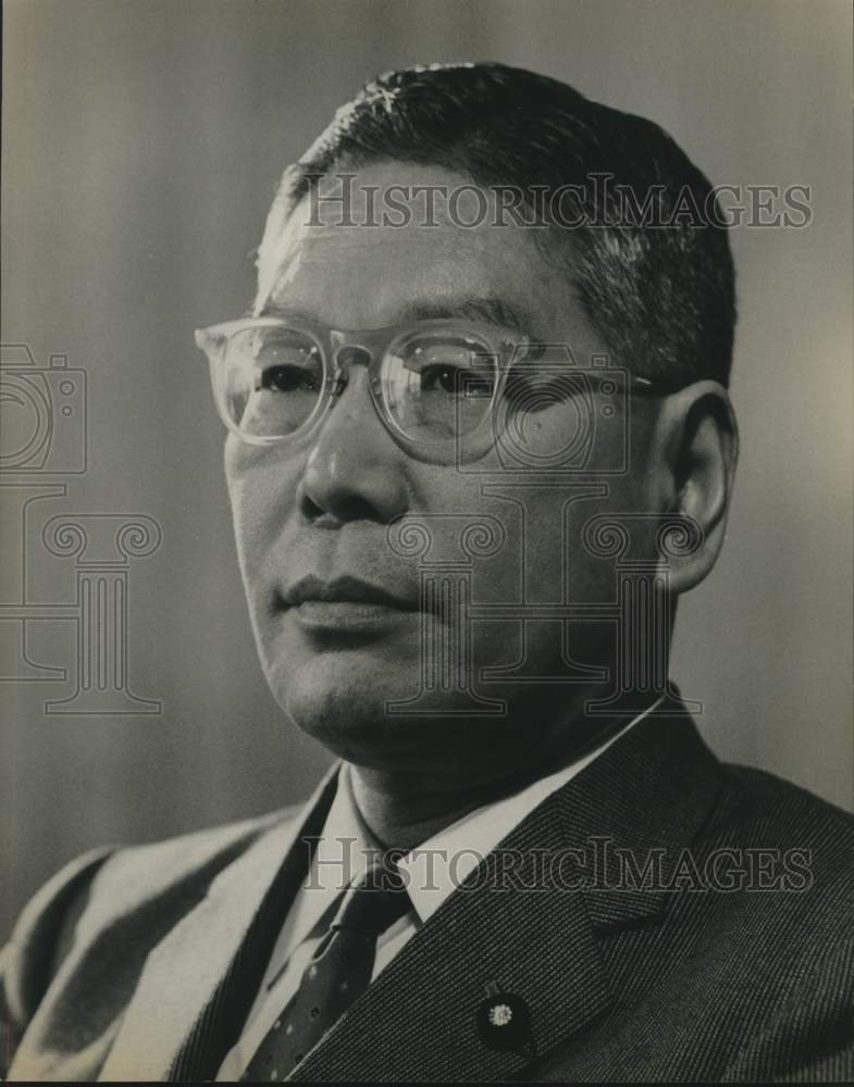 1961 Press Photo Hayato Ikeba, Prime Minister of Japan - now10601