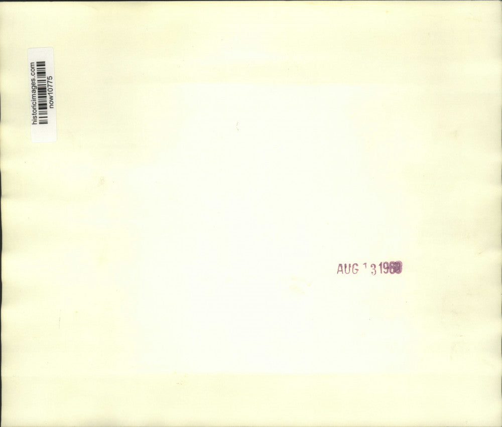 1968 Press Photo Twisted railway tracks above flooded Narmada River in India