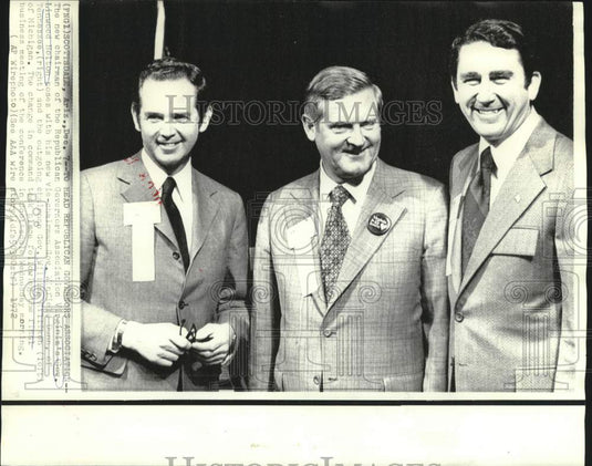1972 Press Photo Governor Linwood Holton & others of Republican Governors Assoc.