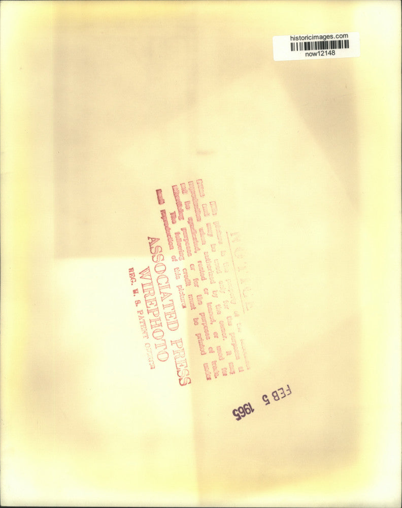 1965 Press Photo Felix Houphouet-Bolgny President of West African's Ivory Coast