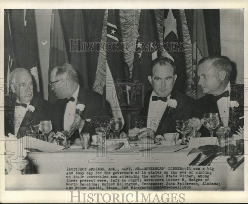 Load image into Gallery viewer, 1960 Press Photo Governor Luther Hodges and other at Governors' Conference in AR
