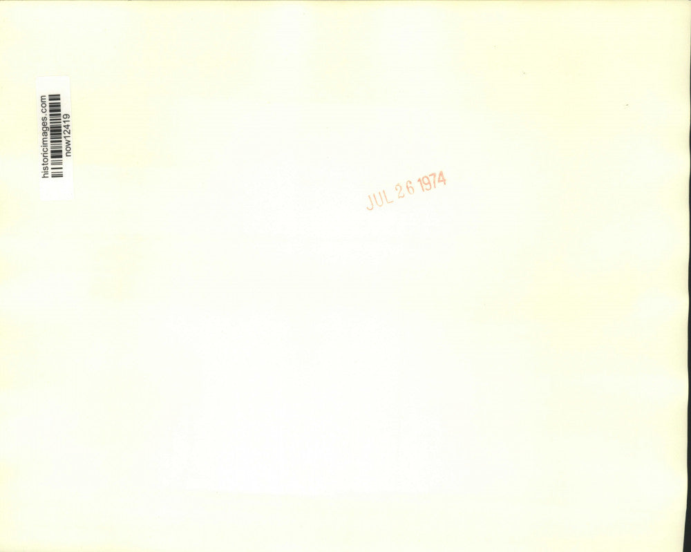 1974 Press Photo Chairman Rodino and Representative Hutchinson conferring