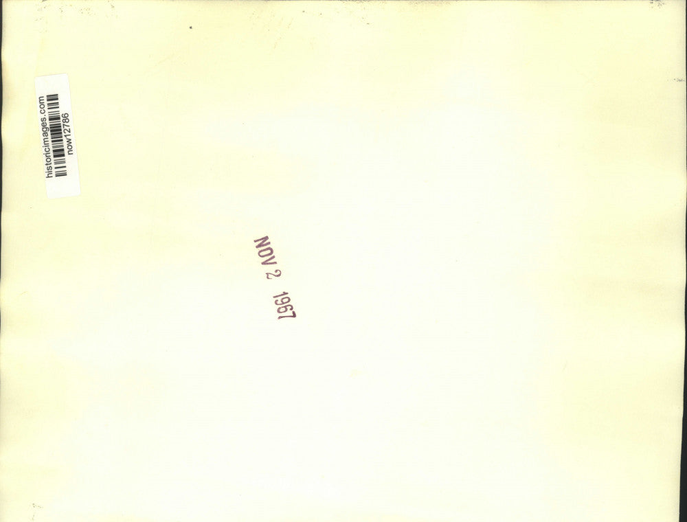 1967 Press Photo Vice President Humphrey meets Malaysian Prime Minister Rahman