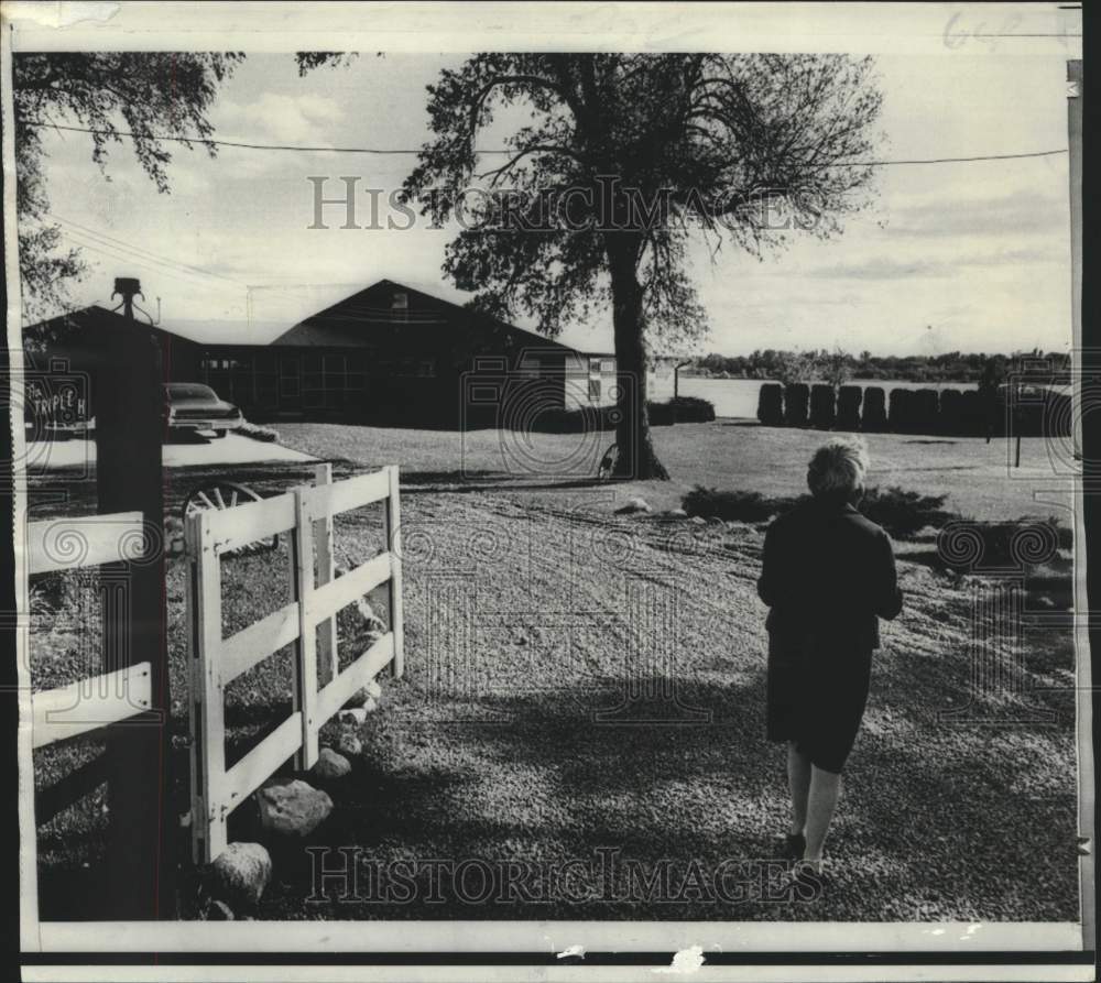 1968 Press Photo &quot;Triple H,&quot; home of Vice President Humphrey in Minnesota.
