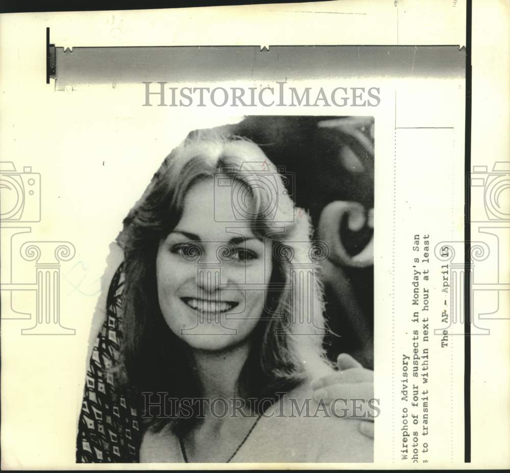 1974 Press Photo Patricia Hearst shown in 1974 photo - now12921