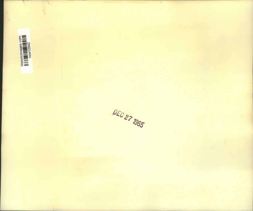 1965 Press Photo Vice President Humphrey visits his mother on Christmas Eve