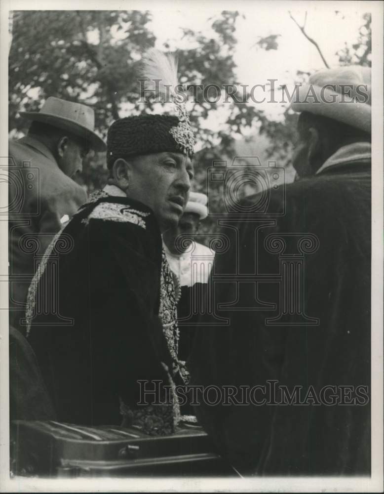 1960 Press Photo The Mir Muhammad Jamal Khan, ruler of Hunza in Himalayas.