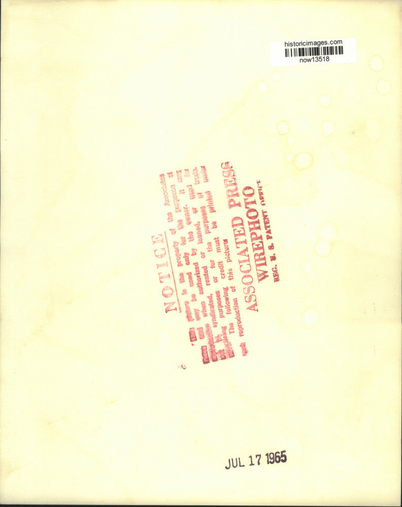 1965 Press Photo Georgia escaped prisoner Charlie Kemp at extradition hearing.