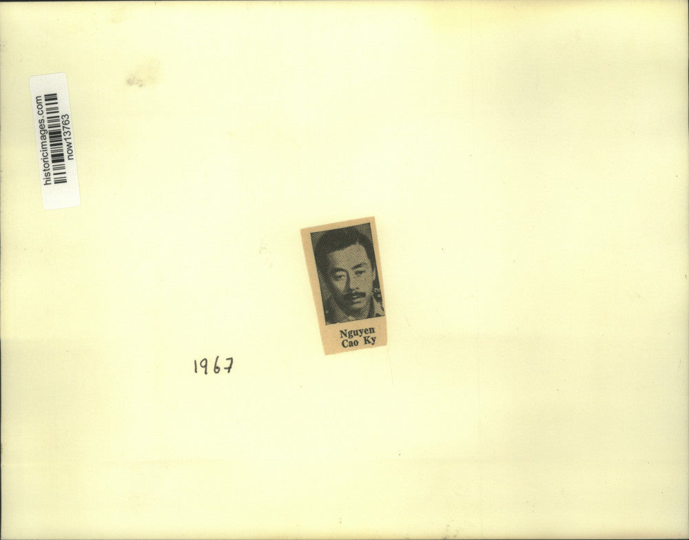 1967 Press Photo South Vietnam's Nguyen Cao Ky. - now13763