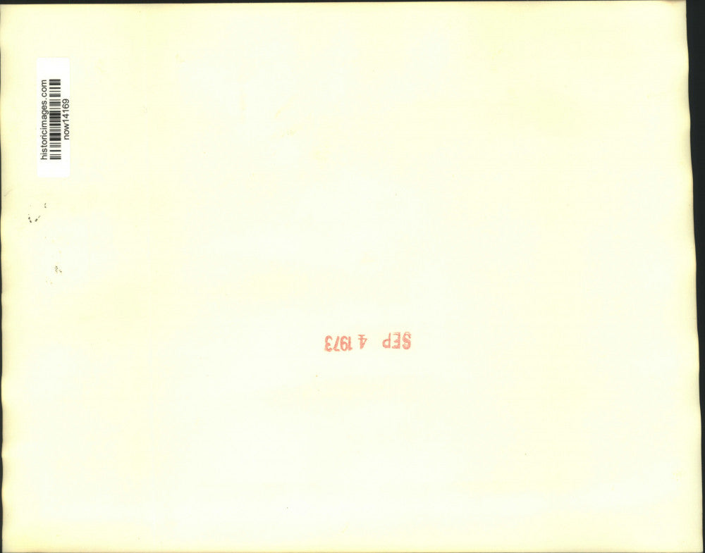 1973 Press Photo US Coast Guardsman views burning freighter Key Largo