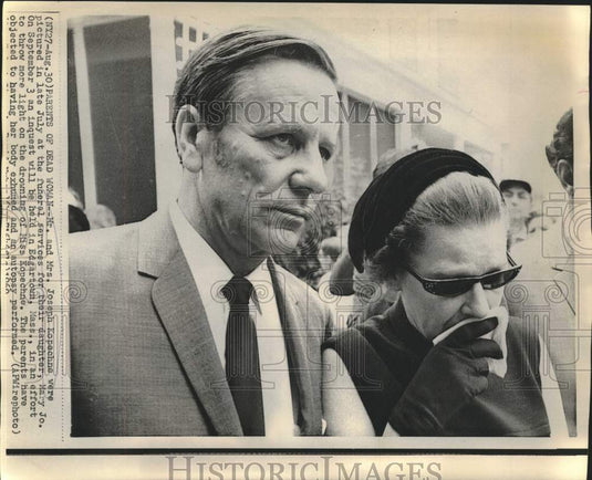 1969 Press Photo Mr. and Mrs. Joseph Kopechne, parents of Mary Jo Kopechne.