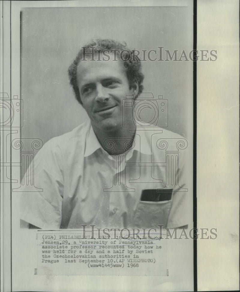 Load image into Gallery viewer, 1968 Press Photo Dr. Anthony Jensen, University of Pennsylvania professor
