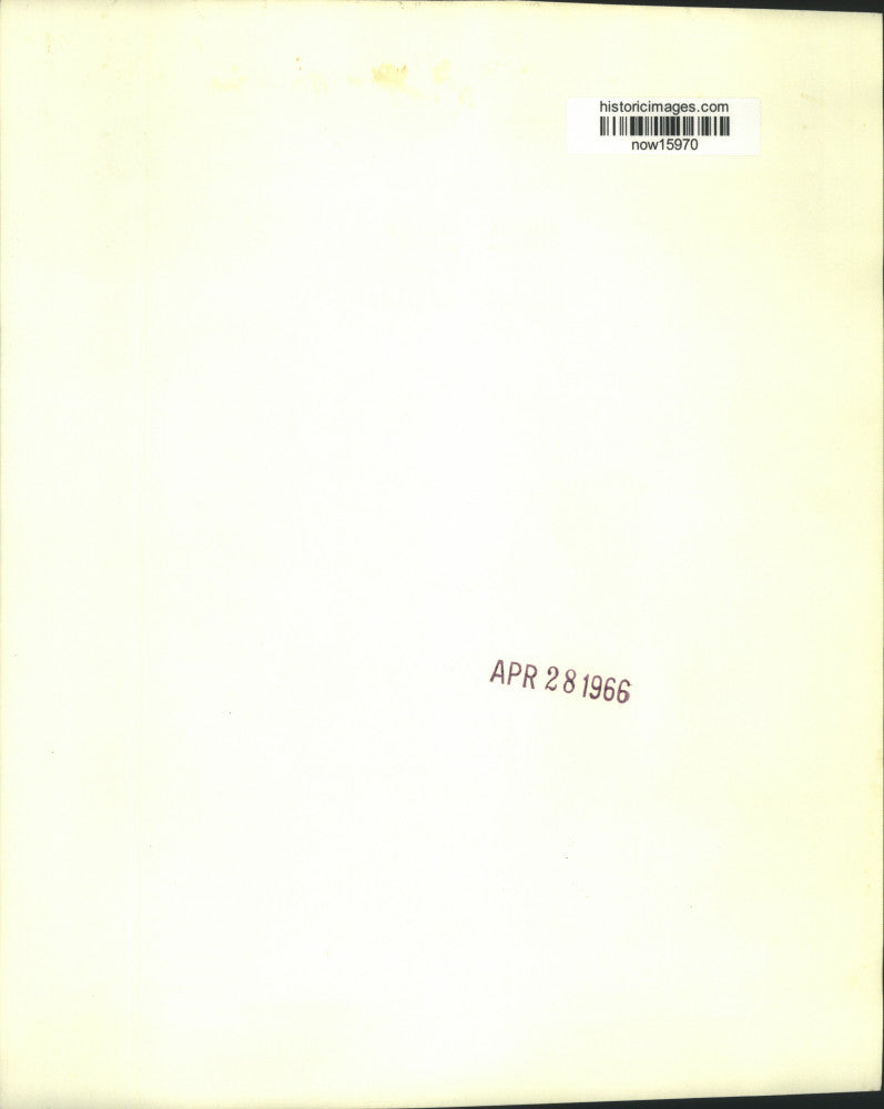 1966 Press Photo Foster Johnson signs filing papers as candidate for US Senate