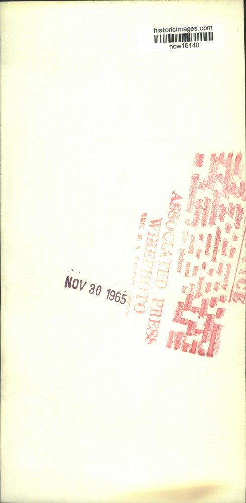 1965 Press Photo Jean Lecanuet shown in campaign appearance in France.