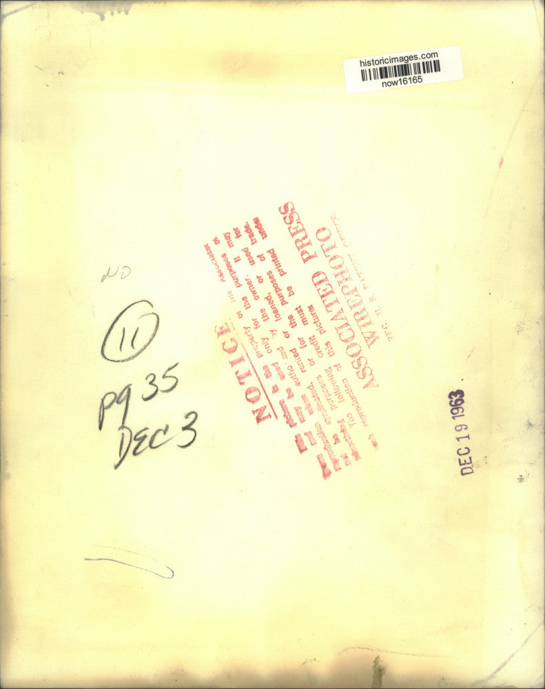 1963 Press Photo Leo, mangy old derelict lion of Phoenix Zoo. - now16165