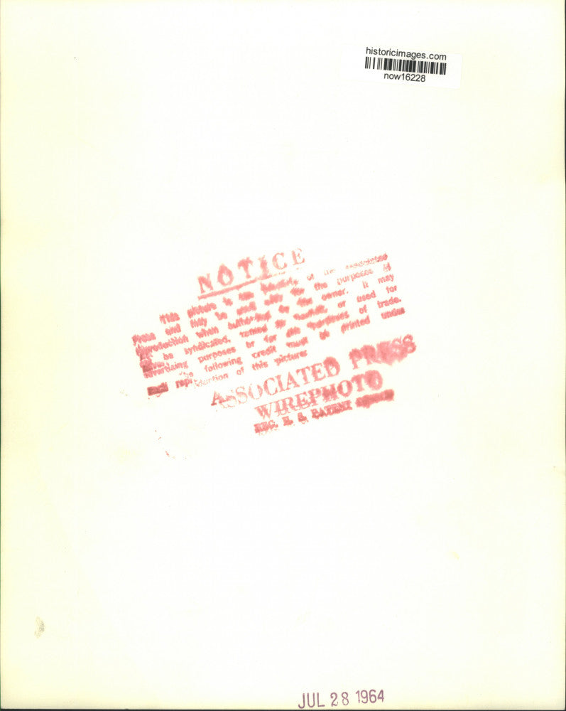 1964 Press Photo Buffalo, New York Mayor Kowal holds emergency meeting