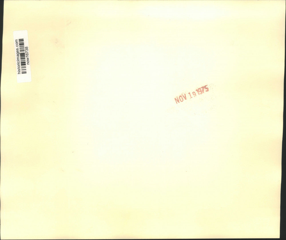 1975 Press Photo Italy's Leone and Soviet Podgorny walk past honor guard