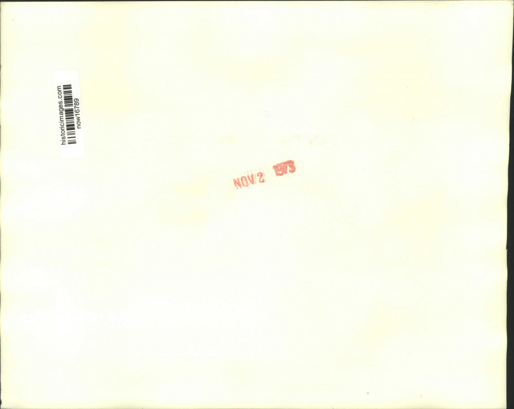 1973 Press Photo Senator Henry Jackson and John Love with newsmen at the Capitol